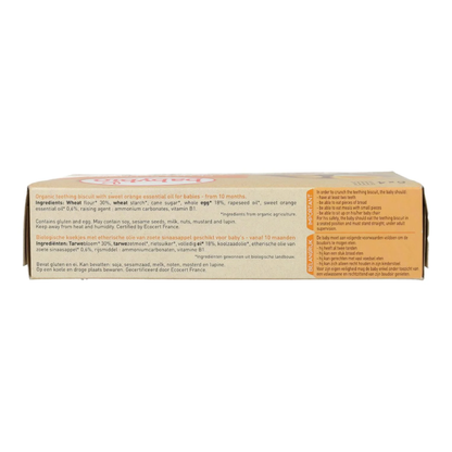 PROMOÇÃO Embalagem com 2 unidades de Bolachas para Dentição Babybio 120g 