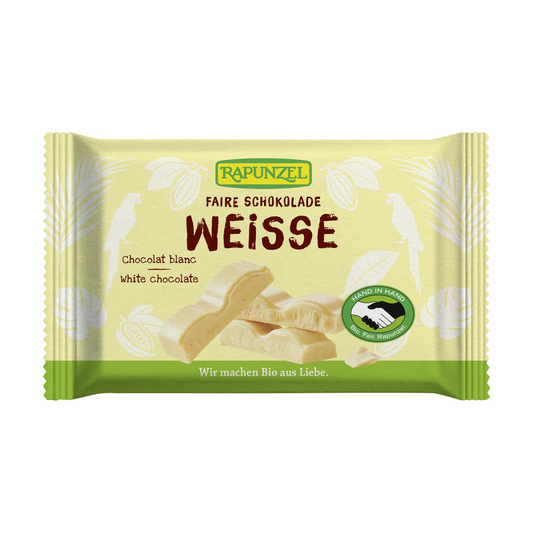 Snack de chocolate branco Rapunzel 100 gr