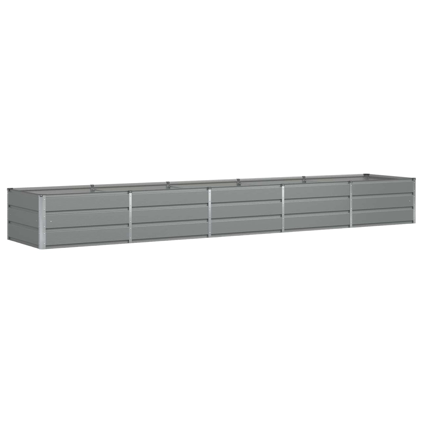 Jardinera Gris Claro 400 X 80 X 45 Cm Acero_0