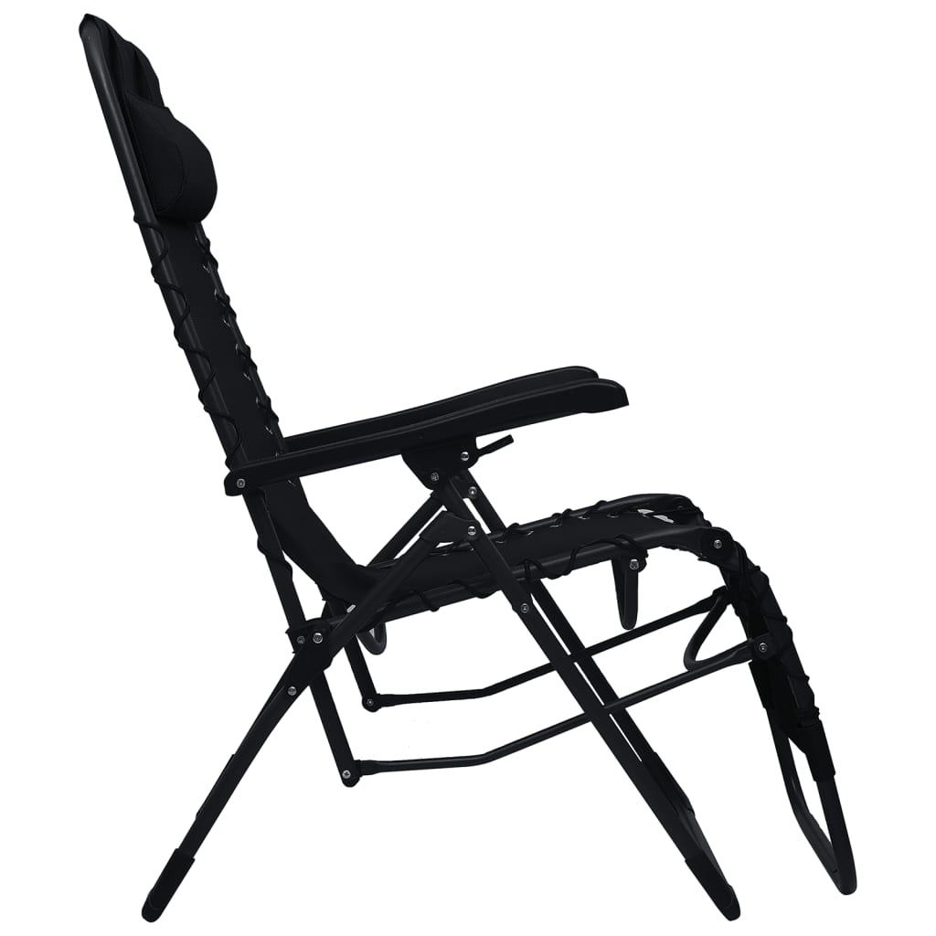 Sillas Plegables 2 Unidades Textilene Negro_4