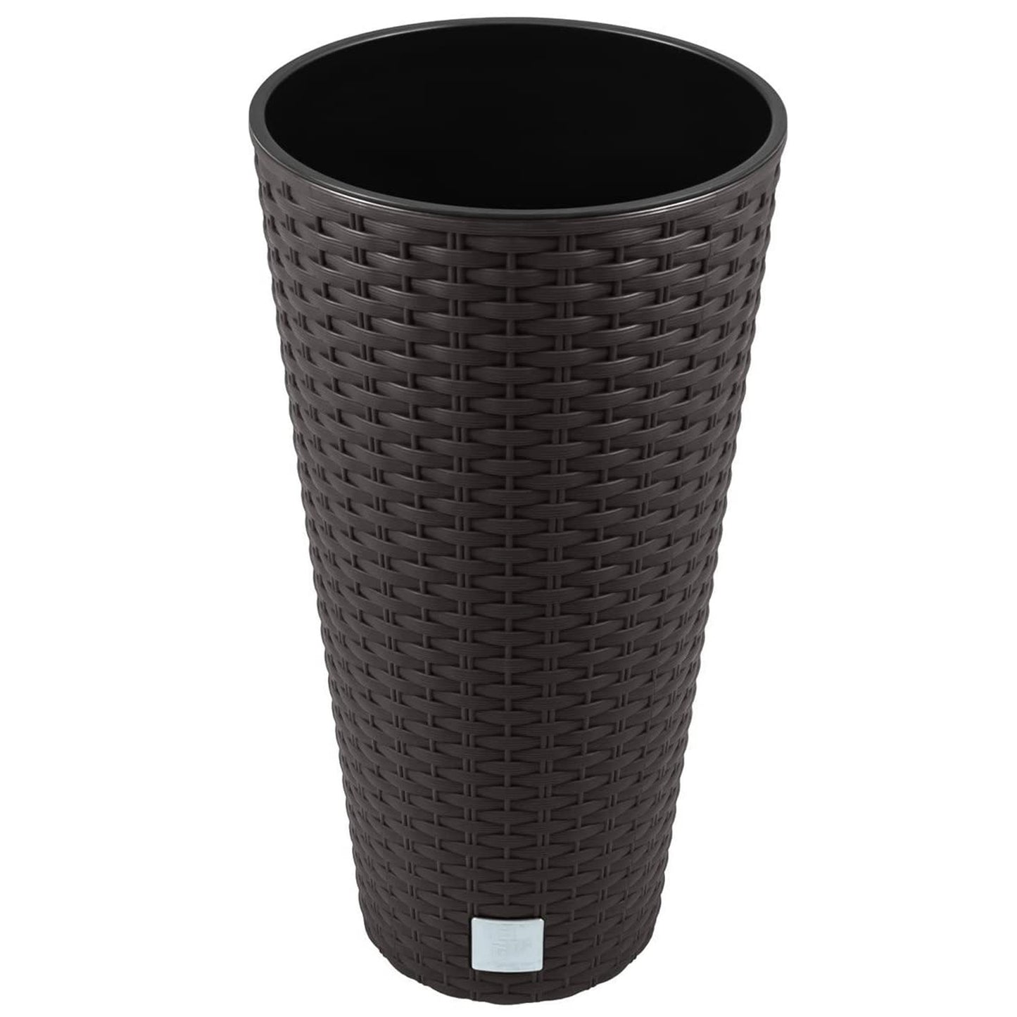 Maceta Alta Mod. Rato Ar 300. 30x57 Cm. Chocolate