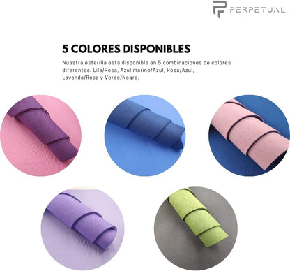 Esterilla Perpetual De Yoga Y Pilates Antideslizante De 6mm Con Correa Y Bolsa De Transporte_1