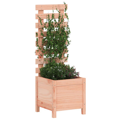 Jardinera Con Estantería Madera Maciza Douglas 39x39,5x114 Cm_2