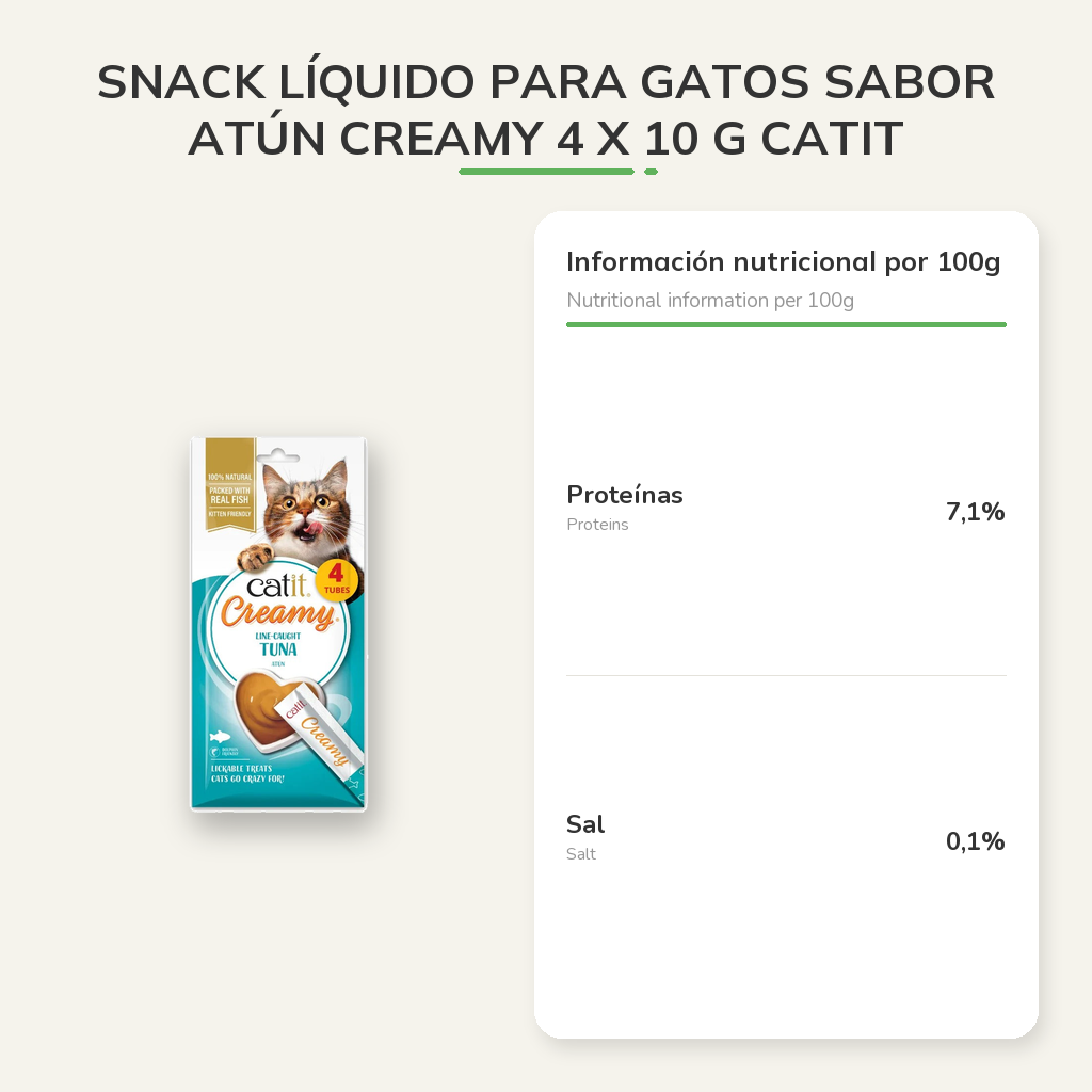 Información nutricional