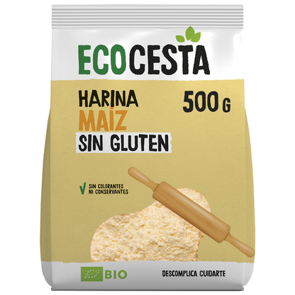 Harina de MaÍz Bio sin gluten Ecocesta 500 g
