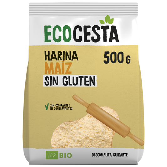 Farinha de Milho Biológica, 500 G Ecocesta