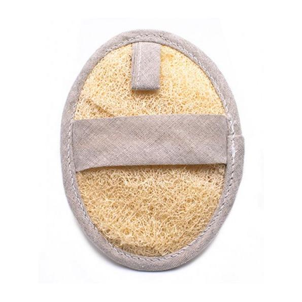 Manopla corporal  luffa ecológica ovalada