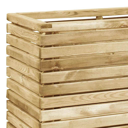 Arriate De Madera De Pino Impregnada 100x50x100 Cm_3