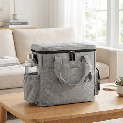 Pawhut Bolso De Viaje Para Perros Con 2 Contenedores De Pienso Y Cuenco Plegable_3