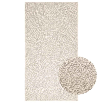 Vidaxl Alfombra Zizur Apariencia Yute Interior Exterior Crema 80x150cm_0