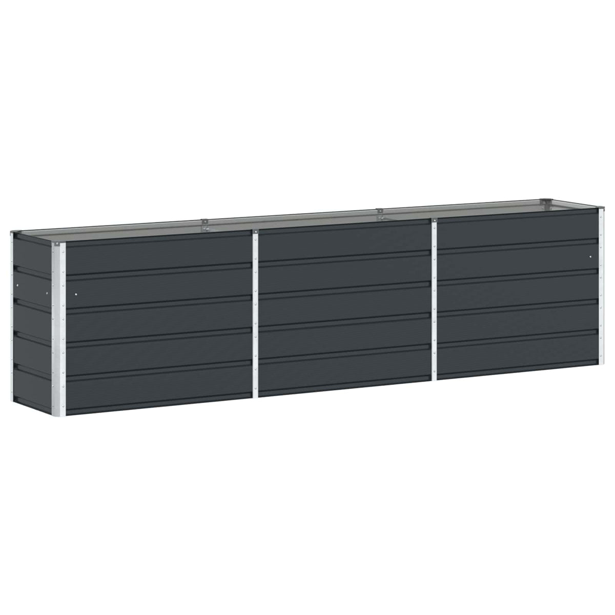 Jardinera Antracita 290 X 50 X 75 Cm Acero Galvanizado_0