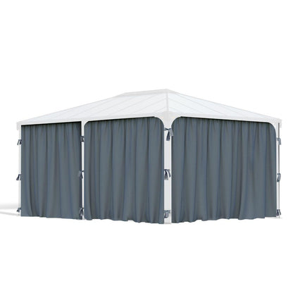 Conjunto de cortinas para gazebo gazebo Martinica 5000 + Milano 4300 Canopia da Palram