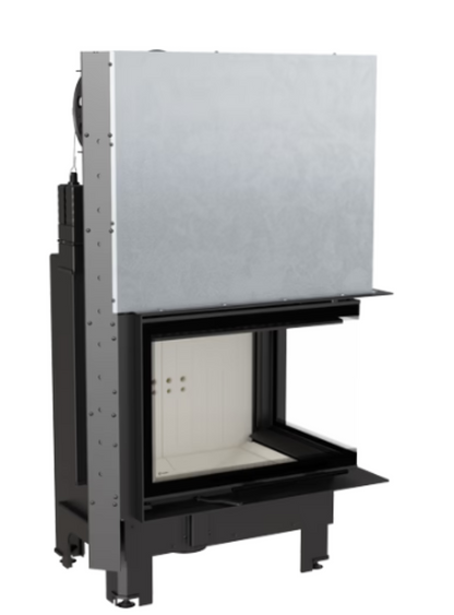 Bricosol Chimenea De Leña De Acero Kratki Mbz Derecha 13 Kw Ø 200 Puerta Elevable_1