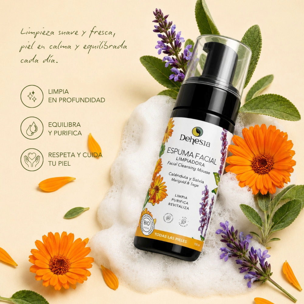 Espuma Limpiadora Facial Bio | Limpieza Diaria Pieles Sensibles_3