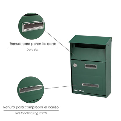 Buzon Exterior Country Verde 215 X 320 X 105 Mm._3