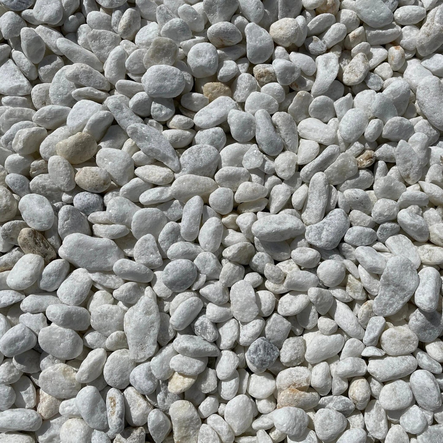 Canto Rodado Blanco Macael / Big Bag 1.000 Kg. / 6-12 Mm_0