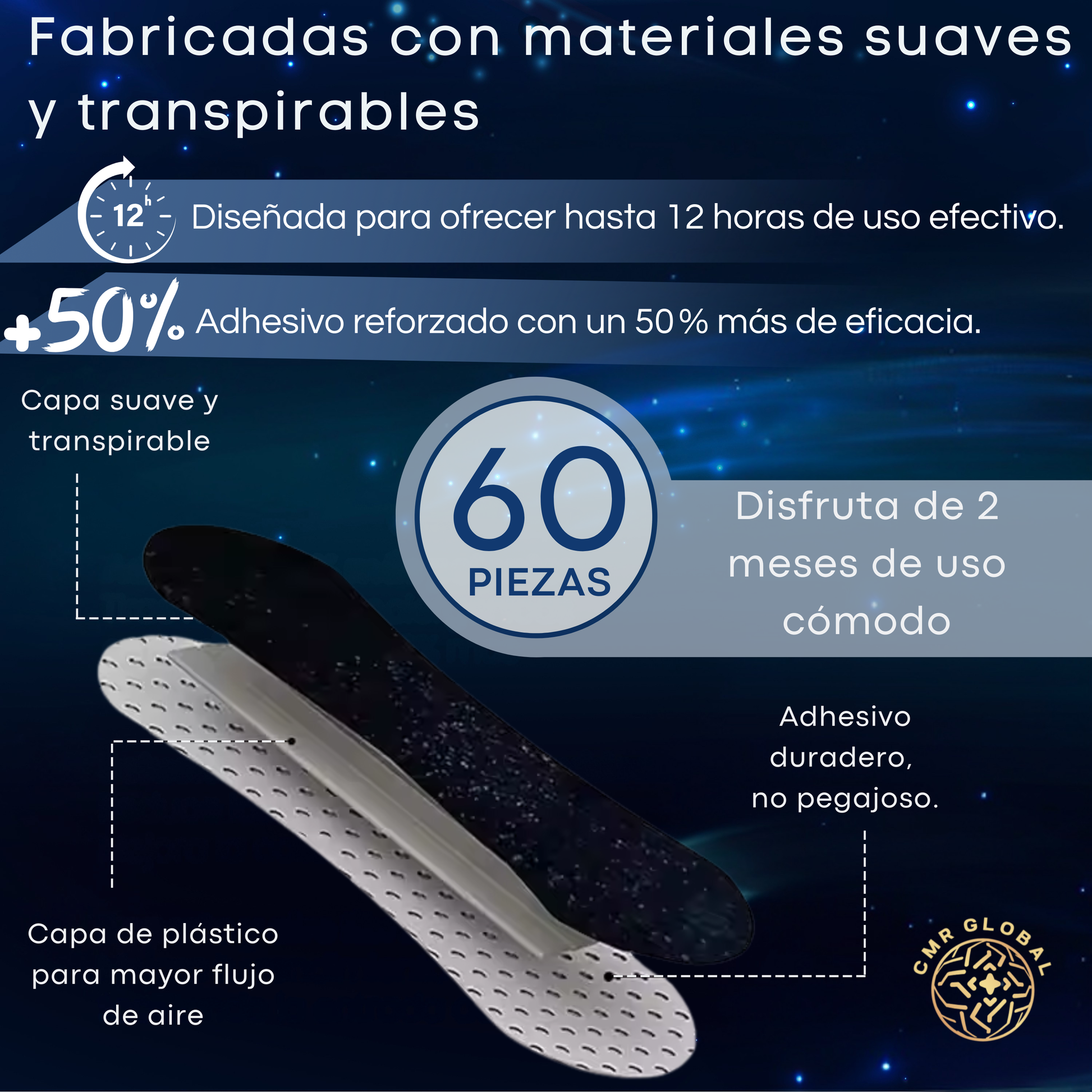 Tiras Nasales PRO Premium CMR Global 60 uds - imagen 6