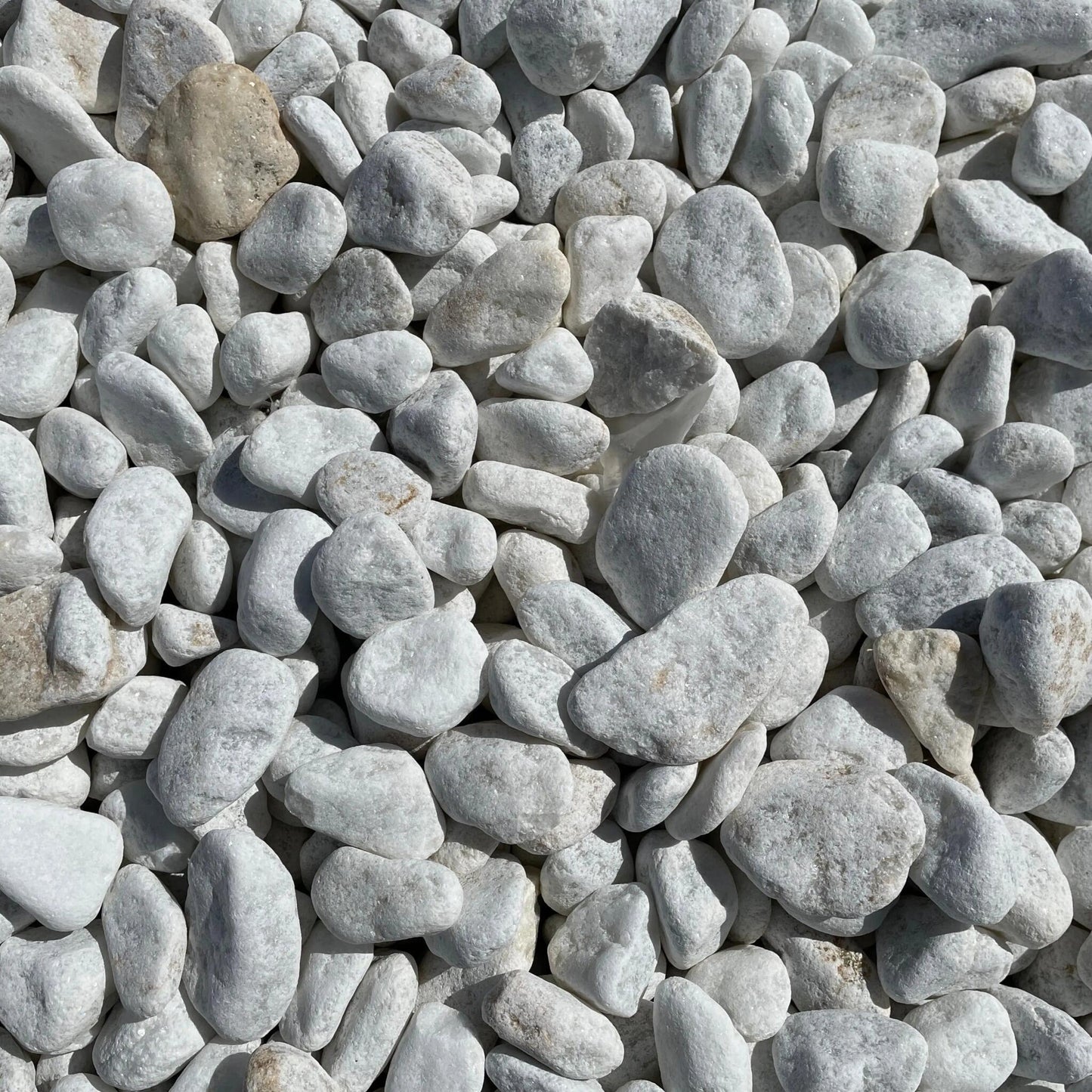 Canto Rodado Blanco Macael / Big Bag 1.000 Kg. / 60-90 Mm_2