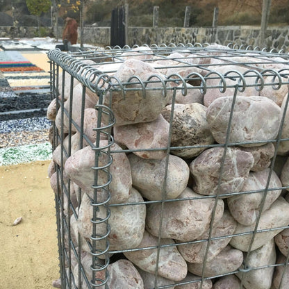 Canto Rodado Rojo Gaviones / Big Bag 1.000 Kg. / 60-90 Mm_4