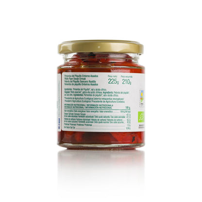 Pimentos Piquillo Extra Orgânicos Inteiros BIO Ékolo 225 g