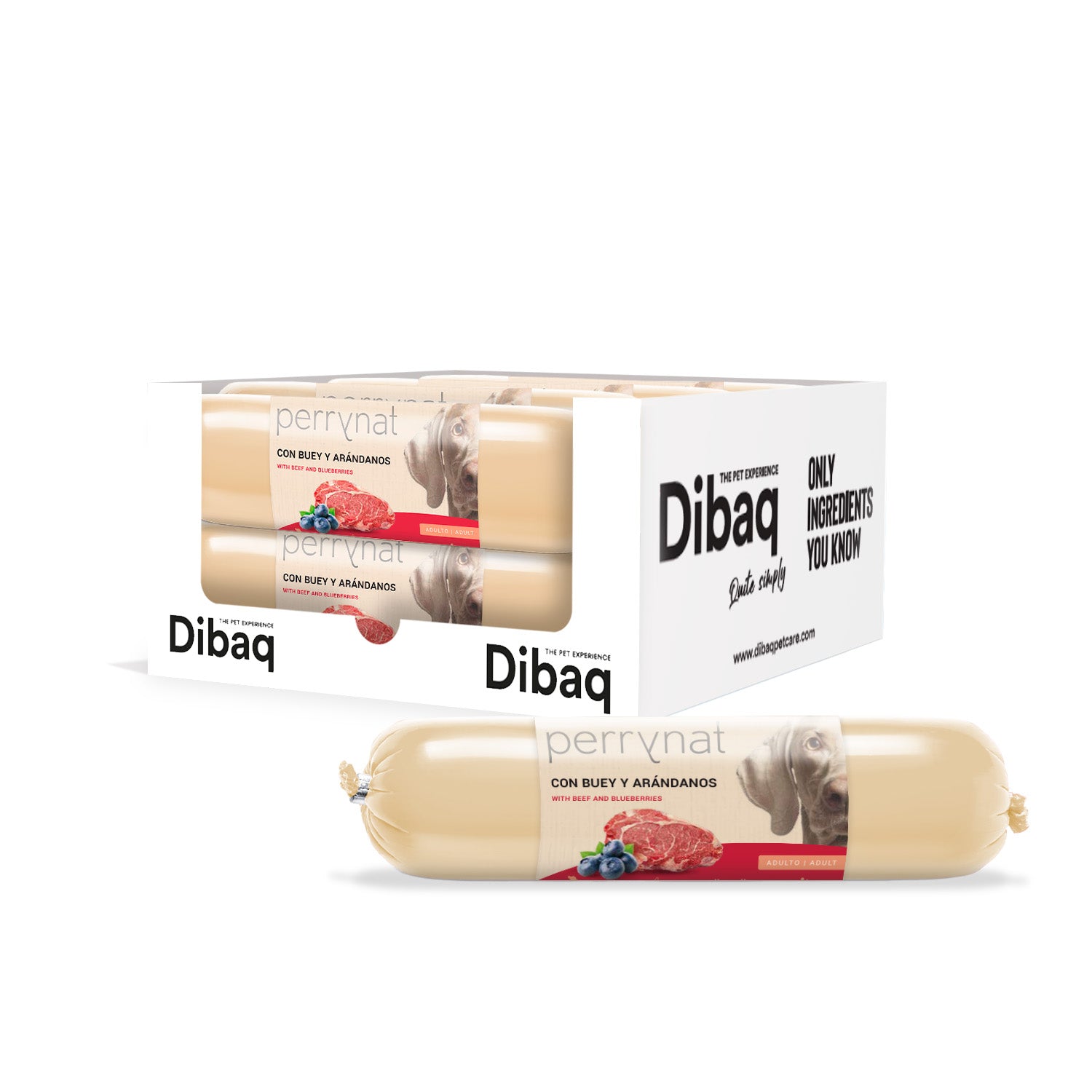 Perrynat Salchicha Buey Y Arándanos,8 Unidades X 800gr_0