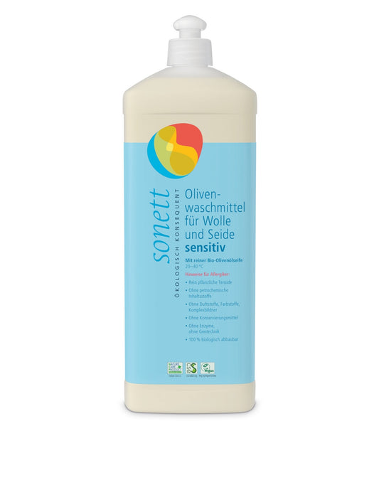 Detergente Sonett Sensitive Olive para lã e seda 1 litro