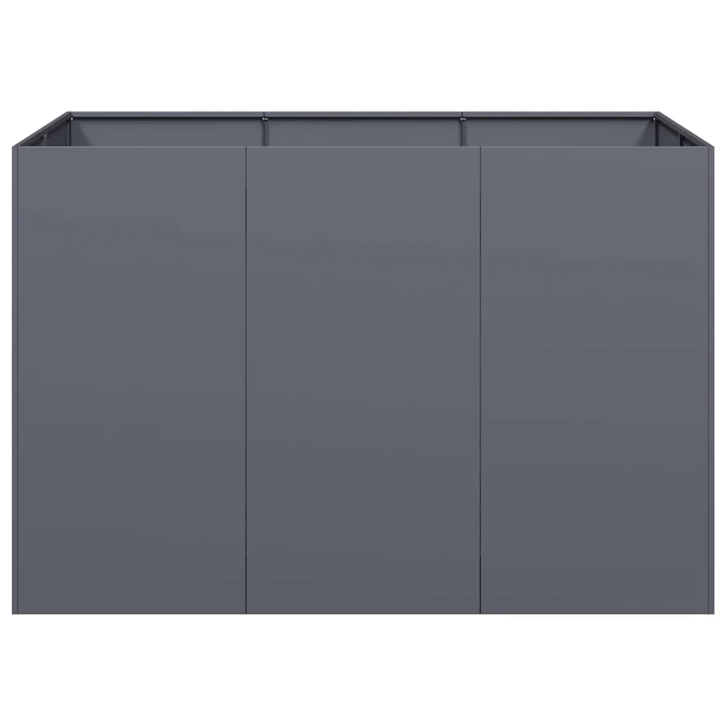 Jardinera Acero Gris Antracita 120x80x80 Cm_3