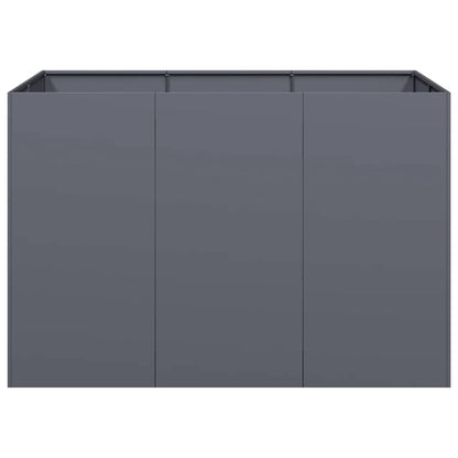 Jardinera Acero Gris Antracita 120x80x80 Cm_3