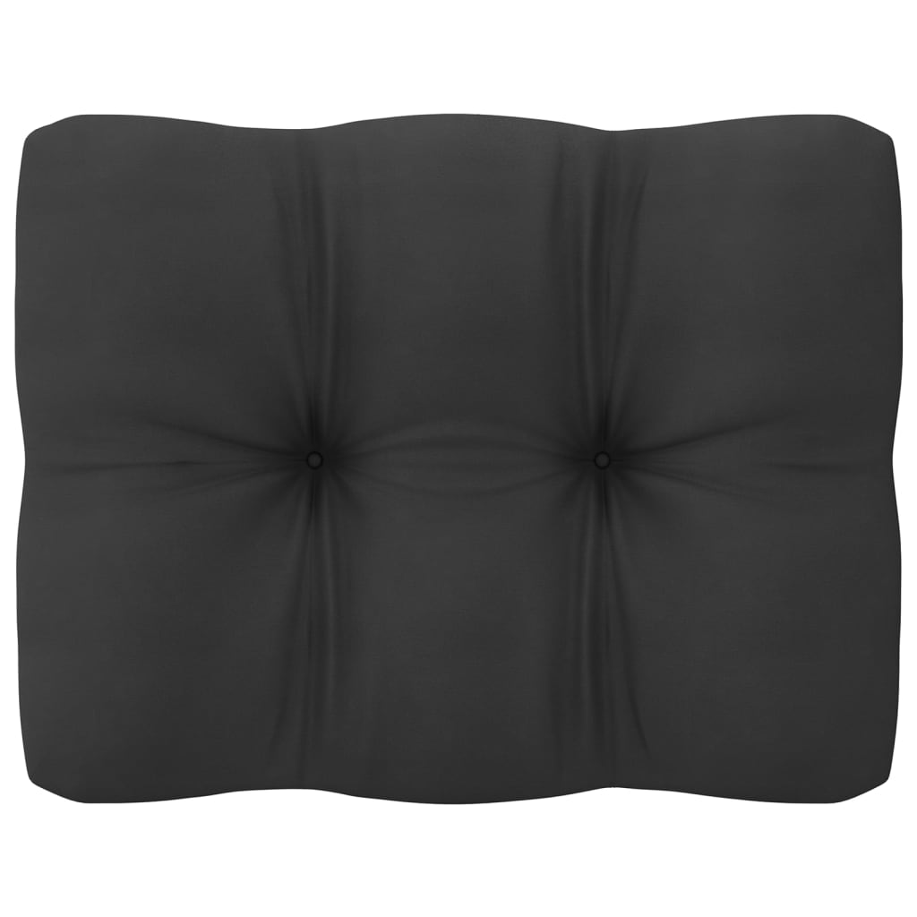 Set De Muebles De Jardín 10 Pzas Con Cojines Madera Pino Gris / Vetonek_1
