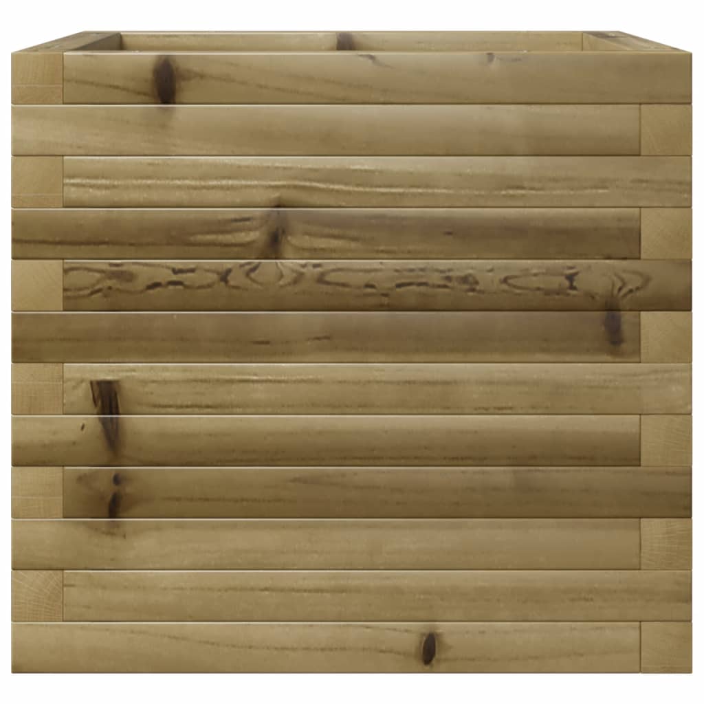 Jardinera De Madera De Pino Impregnada 50x50x45,5 Cm_4