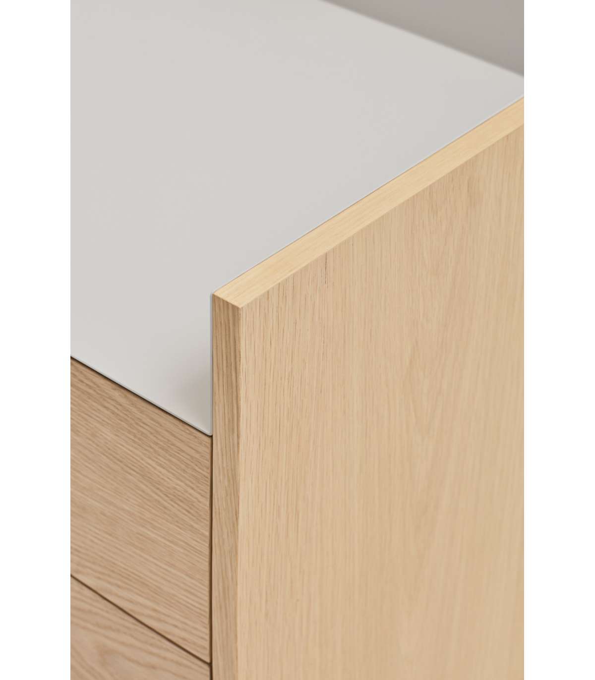 Mueble Para Televisión Modelo Valley 3 Puertas 2 Cajones Acabado Roble/gris Claro, 40cm(a_4
