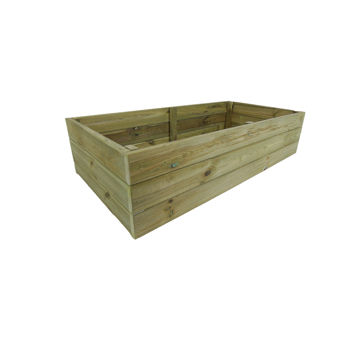 Jardinera De Madera Eko De Pino Tratada Vidahuerto 120x60x30 Cm._2