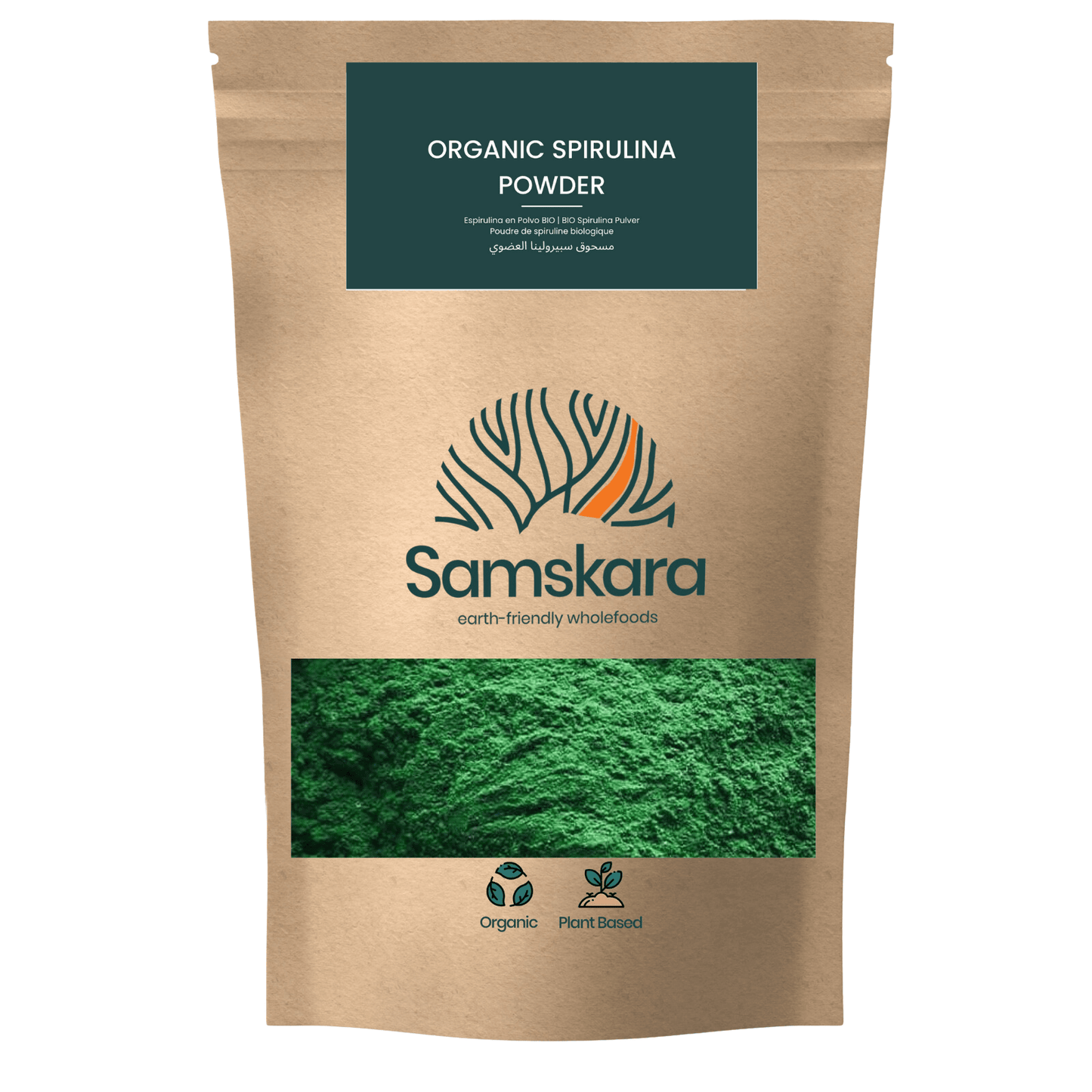 Espirulina En Polvo Bio - 1kg | Superalimento Ecológico Vegano Para Batidos, Smoothies Y Zumos, Sin Azúcares Añadidos_0