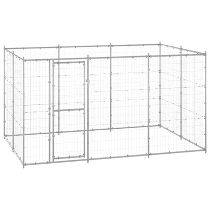 Perrera De Exterior De Acero Galvanizado 7,26 M²_1