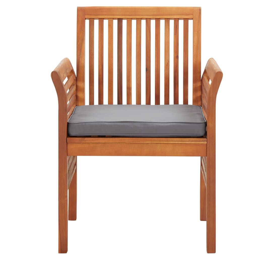 Vidaxl Set Comedor De Jardín 7 Pzas Y Cojines Madera Maciza De Acacia_4