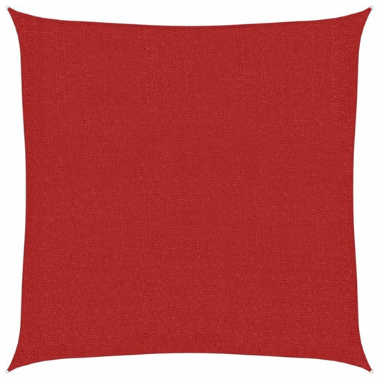 Vidaxl Toldo De Vela Rojo Hdpe 160 G/m² 3x3 M_0