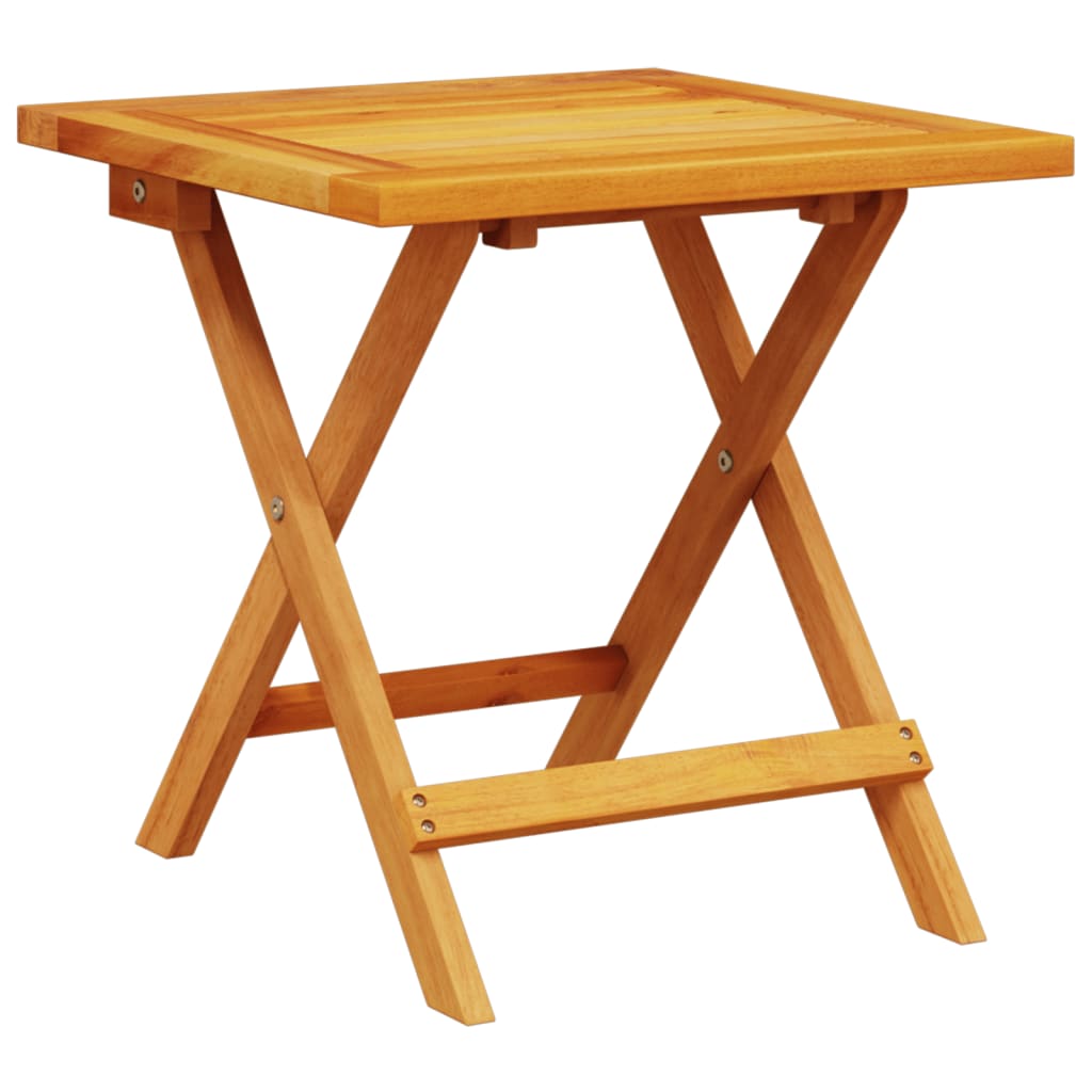 Tumbona Con Mesa Madera Maciza De Acacia Y Tela Roja / Vetonek_1