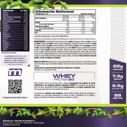 Whey Protein80 - 2 Kg - Jurassic Choc - Aumenta La Masa Muscular - Masmusculo_4