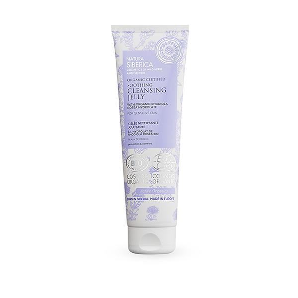 Natura Siberica Geleia de Limpeza Suavizante Biológica Certificada para Pele Sensível 140 ml