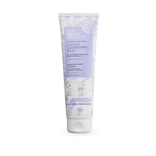 Natura Siberica Geleia de Limpeza Suavizante Biológica Certificada para Pele Sensível 140 ml