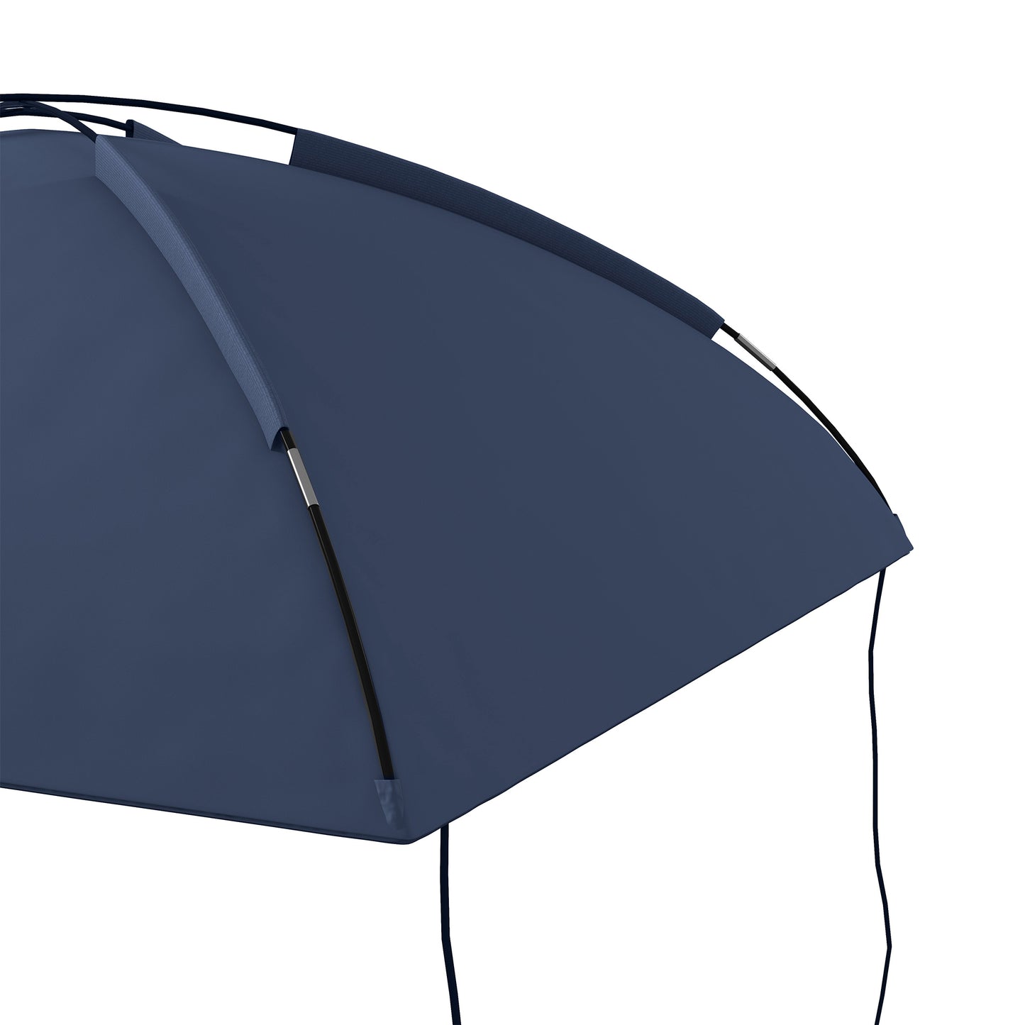 Outsunny Toldo Para Coche Con Altura Ajustable 290x278x230-260 Cm Azul Oscuro_3