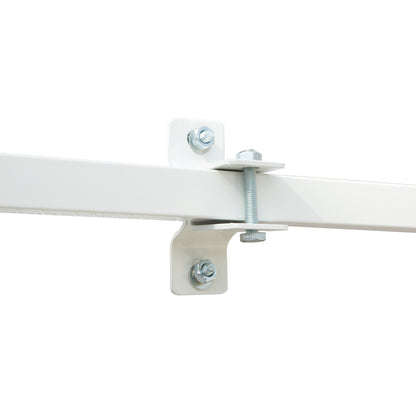 Outsunny Toldo Manual Plegable De Aluminio Con Manivela 3,5x2,5m Gris_4