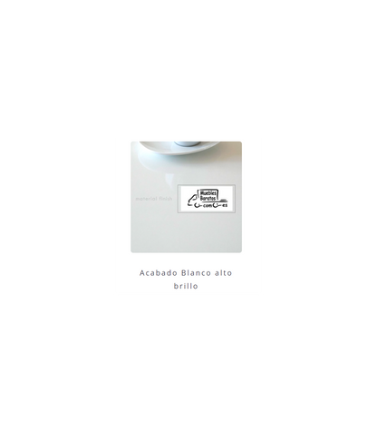 Armario Zapatero Berlin En Blanco Brillo. 75 Cm(ancho) 101 Cm(altura) 36 Cm(fondo)_3