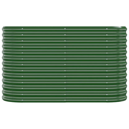 Jardinera Arriate Acero Galvanizado Verde 114x40x68 Cm_2
