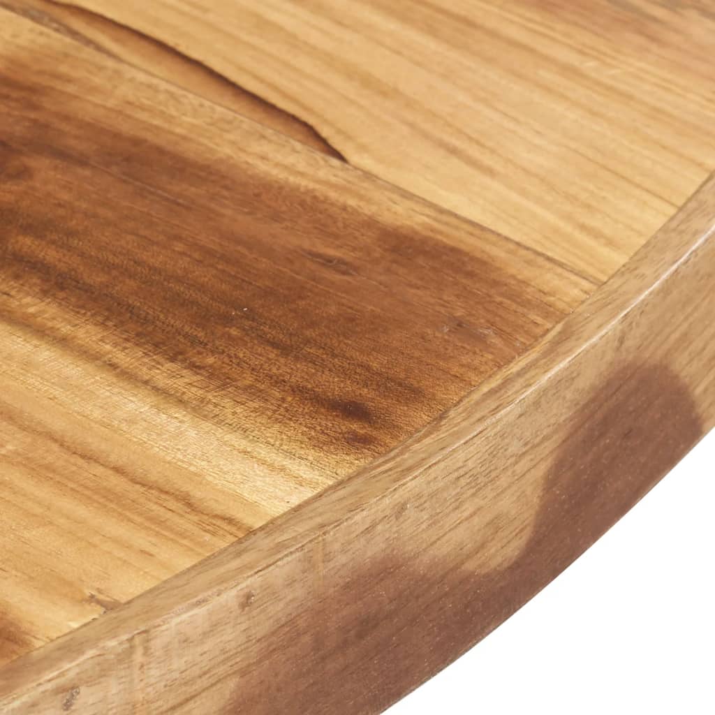Mesa De Comedor Madera Maciza De Acacia 140x80x75 Cm_3