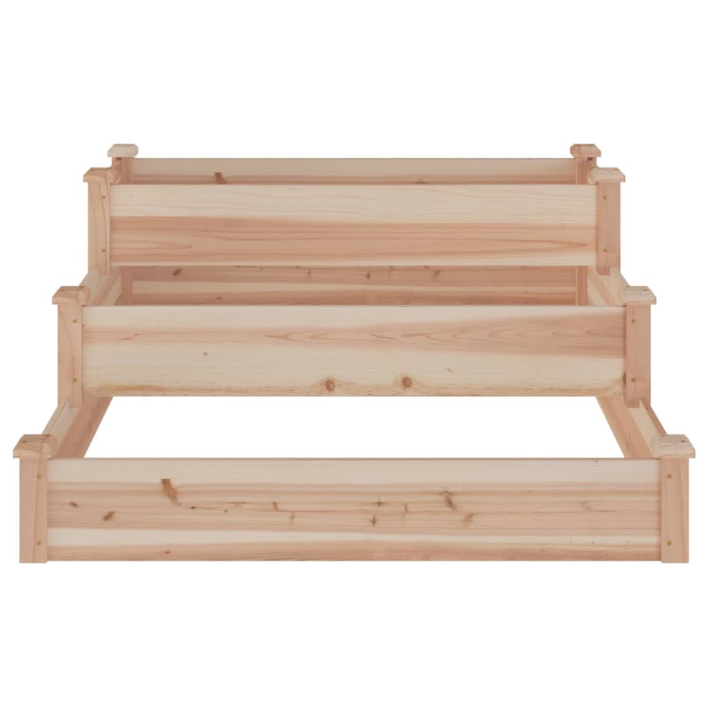 Jardinera Arriate Madera Maciza Abeto 120x120x56 Cm_3