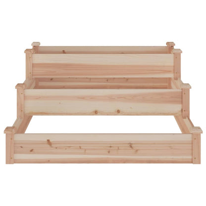 Jardinera Arriate Madera Maciza Abeto 120x120x56 Cm_3