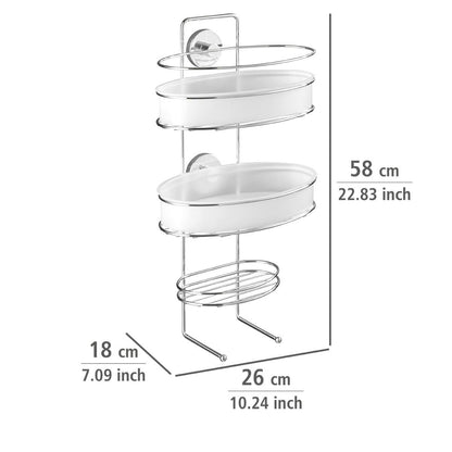 Cesto de parede para casa de banho Wenko VacuumLoc