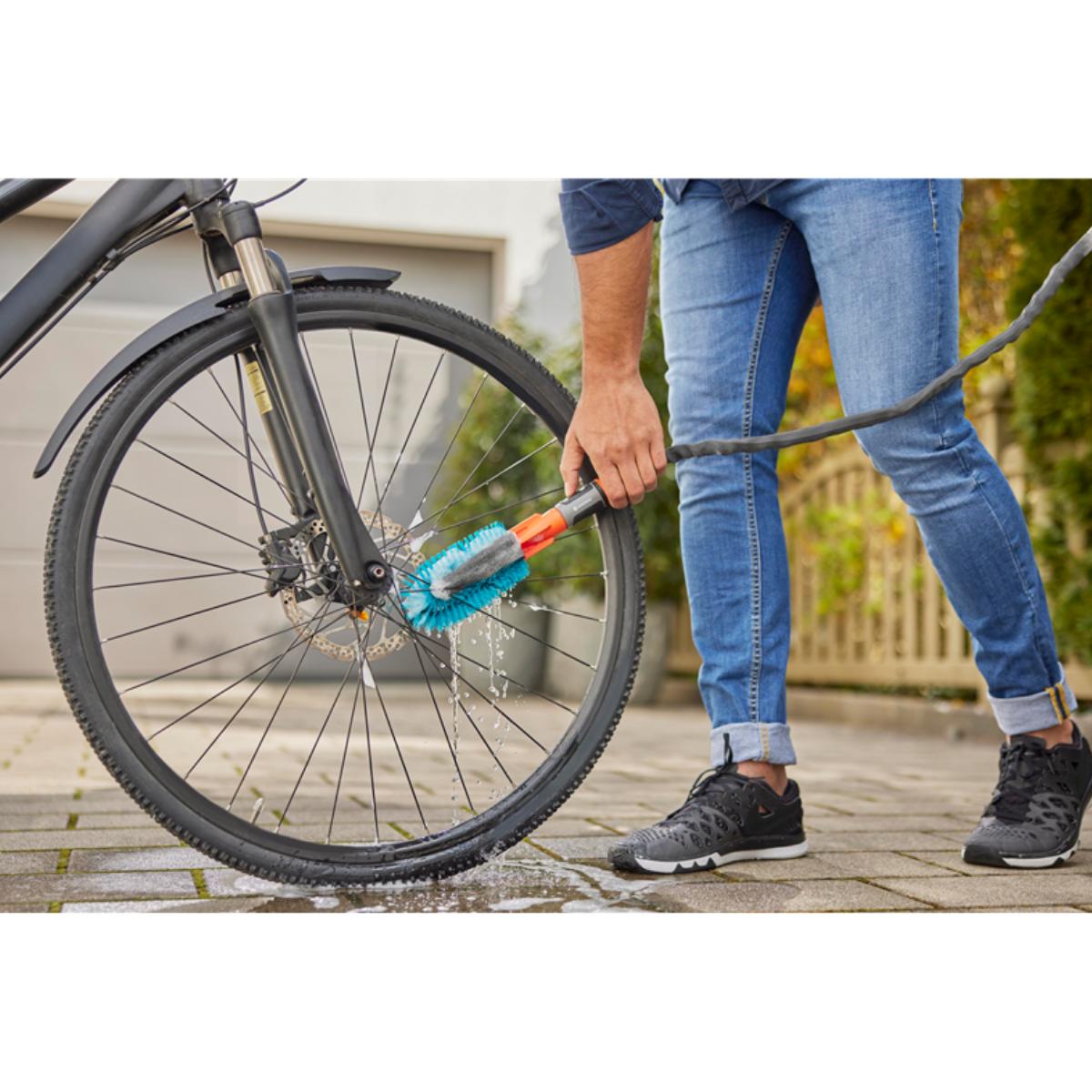 Conjunto de escova e champô para bicicleta Gardena
