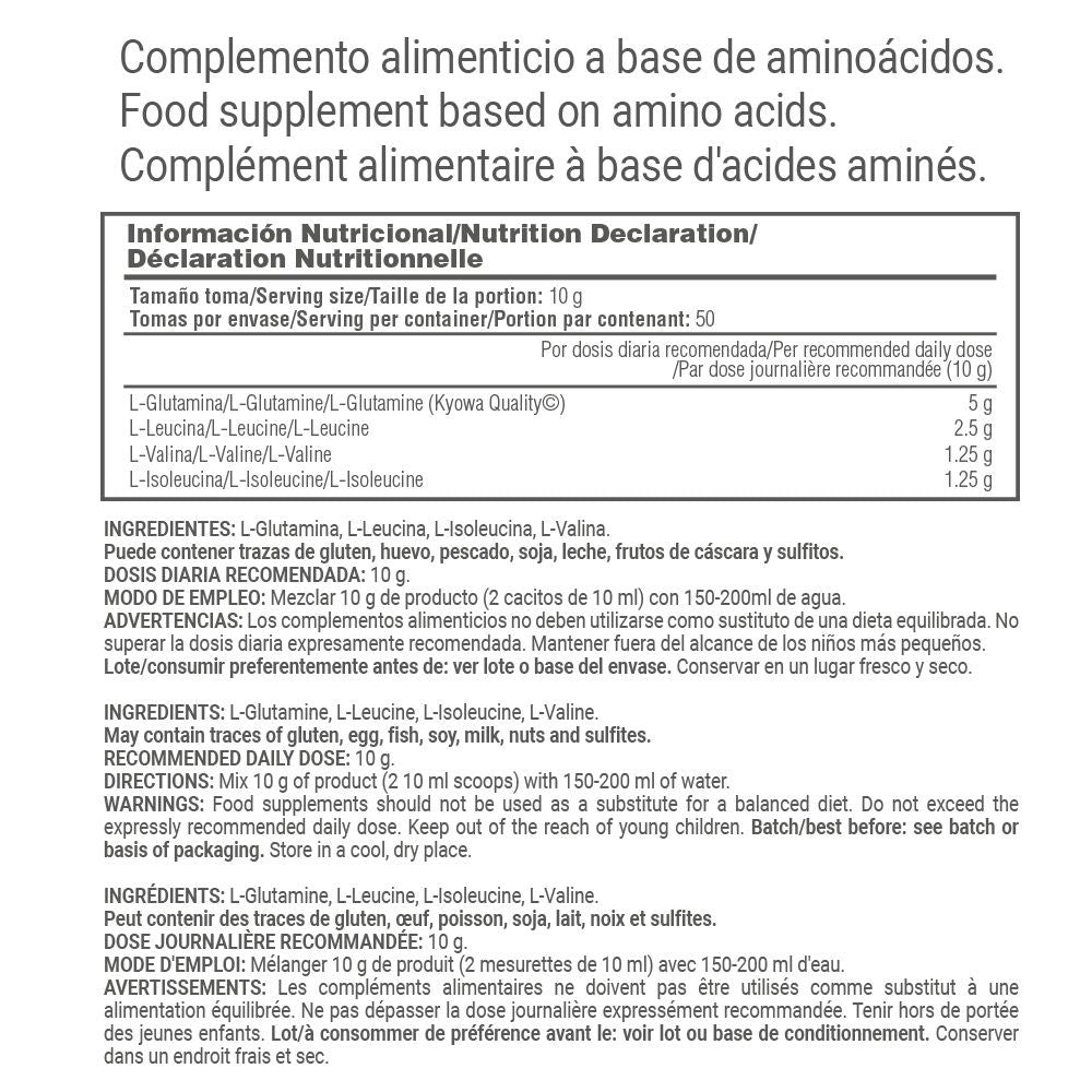 Bcaa + Glutamina Kyowa® - 500g - Neutro - Mejora La Resistencia - Masmusculo_4